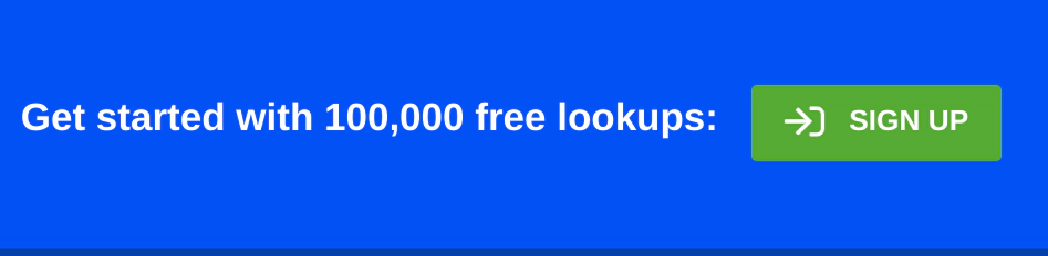 100k Free IP Lookups
