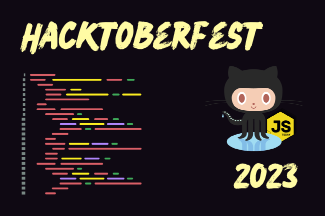 Hacktoberfest 2023 - Get a Free JavaScript Today Sticker