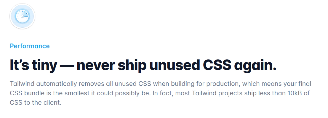 Tailwind CSS Performance